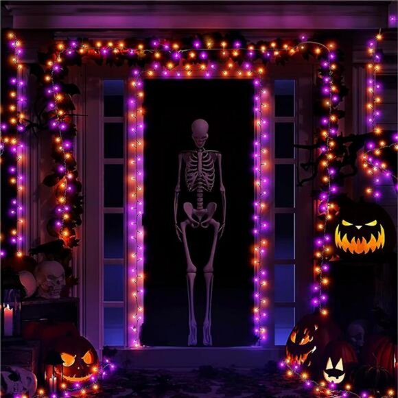 Halloween Lights - 1000 LED 328FT Outdoor Plug-in String Lights With 8 Modes - Picture 6 of 7